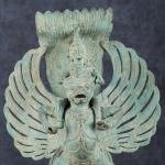 Indonesian Bronze Vishnu Riding Garuda | 21" x 8" x 13" (53.3 x 20.3 x 33 cm) | 4.93 kg Lost Wax Sacred Art | Divine Journey Murti